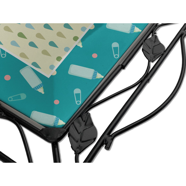 Baby Shower Square Trivet - Detail