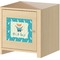 Baby Shower Square Wall Decal on Wooden Cabinet