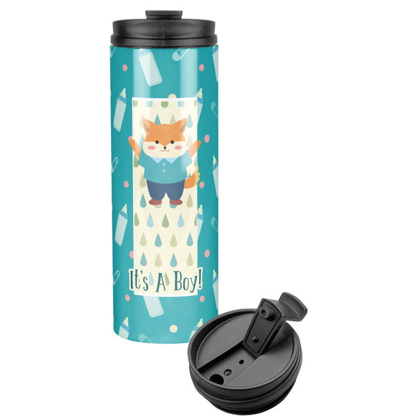Custom Baby Shower Stainless Steel Skinny Tumbler