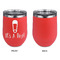 Baby Shower Stainless Wine Tumblers - Coral - Single Sided - Approval