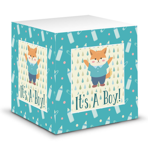 Custom Baby Shower Sticky Note Cube (Personalized)