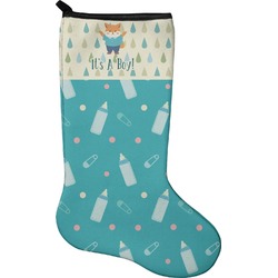 Baby Shower Holiday Stocking - Single-Sided - Neoprene