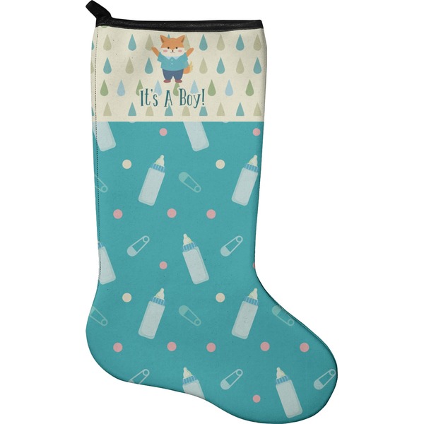Custom Baby Shower Holiday Stocking - Neoprene