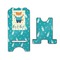 Baby Shower Stylized Phone Stand - Front & Back - Large