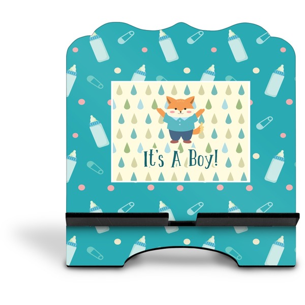 Baby Shower Stylized Tablet Stand - Front without iPad