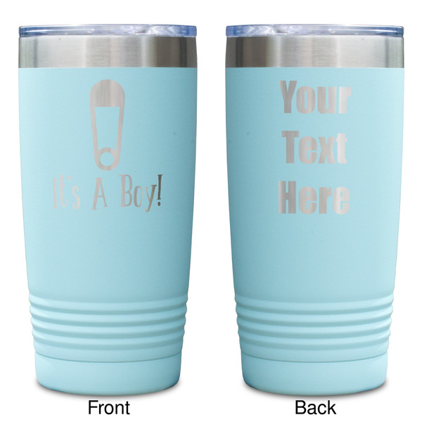 Baby Shower Teal Polar Camel Tumbler - 20oz -Double Sided - Approval