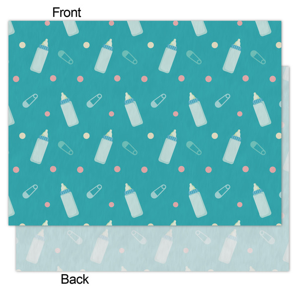 Baby Shower Tissue Paper - Lightweight - Medium - Front & Back