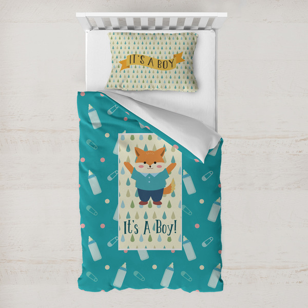 Custom Baby Shower Toddler Bedding Set - With Pillowcase