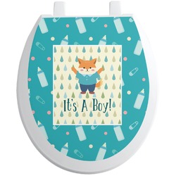 Baby Shower Toilet Seat Decal (Personalized)