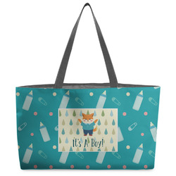 Baby Shower Beach Totes Bag - w/ Black Handles