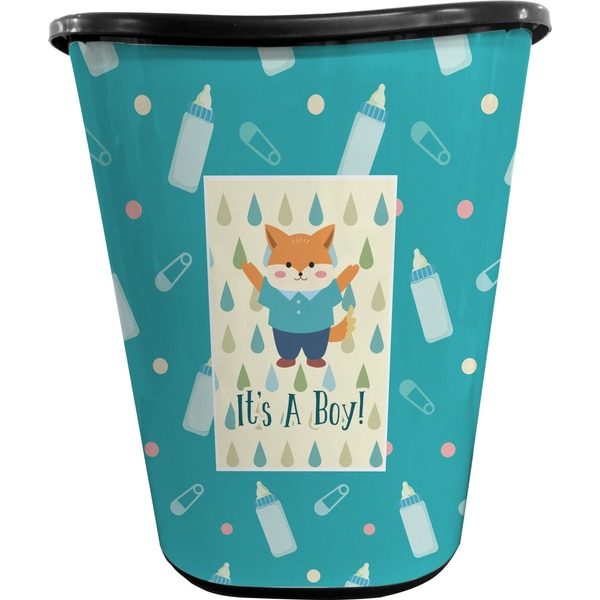 Baby Shower Trash Can Black