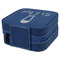 Baby Shower Travel Jewelry Boxes - Leather - Navy Blue - View from Rear