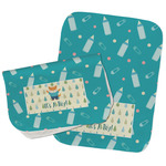 Baby Shower Burp Cloths - Fleece - Set of 2