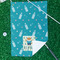 Baby Shower Waffle Weave Golf Towel - In Context
