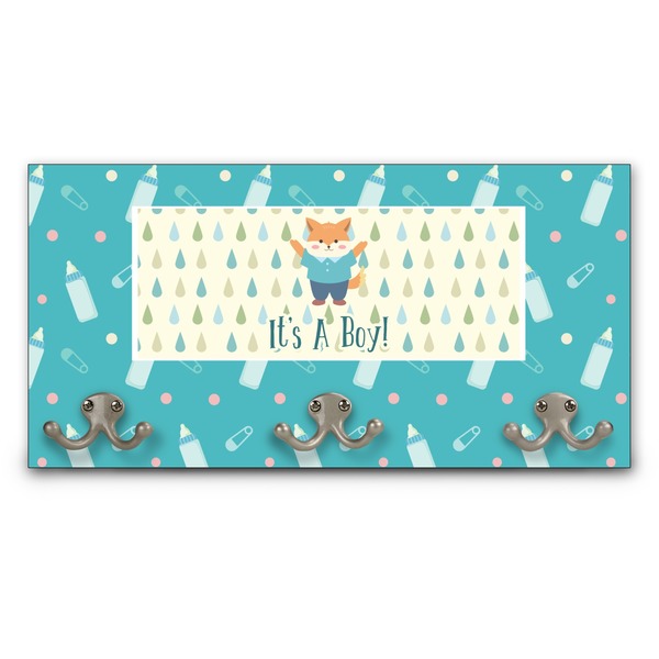 Custom Baby Shower Wall Mounted Coat Rack (Personalized)