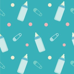 Baby Shower Wallpaper & Surface Covering (Water Activated 24"x 24" Sample)