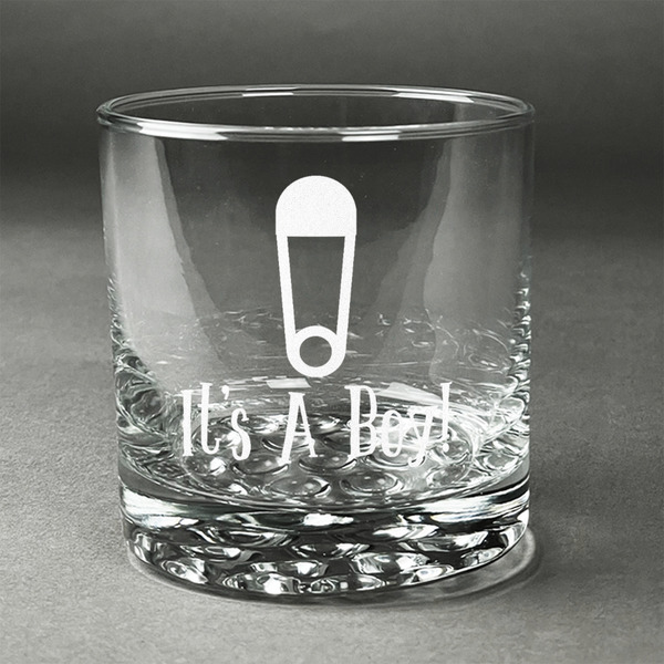 Custom Baby Shower Whiskey Glass - Engraved