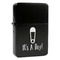 Baby Shower Windproof Lighters - Black - Front/Main