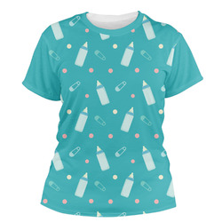 Baby Shower Women's Crew T-Shirt (Personalized)