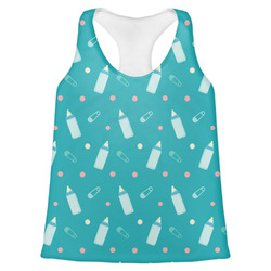 Baby Shower Womens Racerback Tank Top (Personalized)