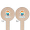 Baby Shower Wooden 6" Food Pick - Round - Double Sided - Front & Back