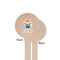 Baby Shower Wooden 7.5" Stir Stick - Round - Single Sided - Front & Back