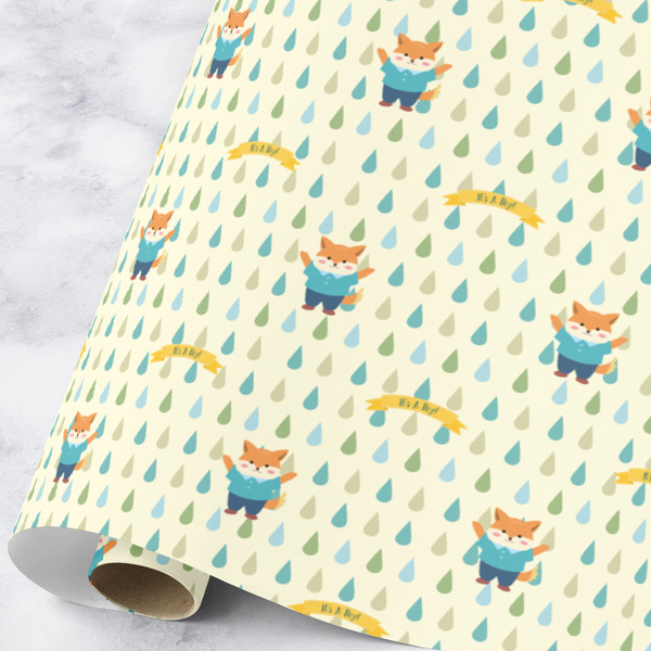 Custom Baby Shower Wrapping Paper Roll - Large