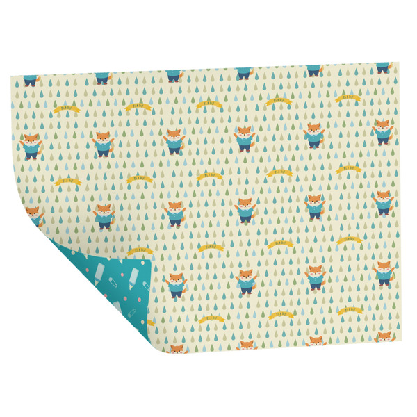 Baby Shower Wrapping Paper Sheet - Double Sided - Folded