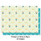 Baby Shower Wrapping Paper Sheet - Double Sided - Front