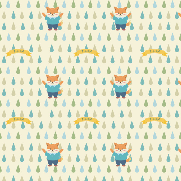 Baby Shower Wrapping Paper Square