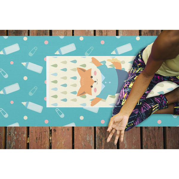 Baby Shower Yoga Mats - LIFESTYLE