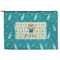 Baby Shower Zipper Pouch - Large - 12.5"x8.5" (Personalized)