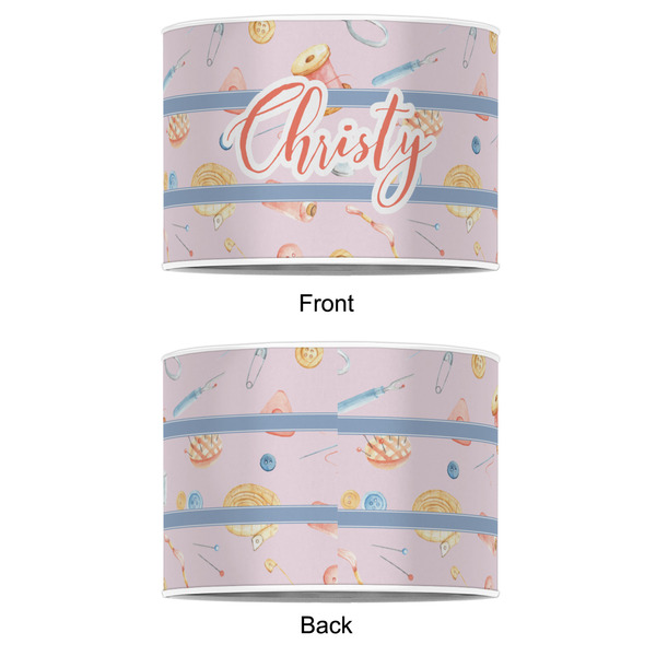 Sewing Time 12" Drum Lampshade - APPROVAL (Poly Film)