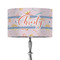Sewing Time 12" Drum Lampshade - ON STAND (Fabric)