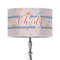 Sewing Time 12" Drum Lampshade - ON STAND (Poly Film)