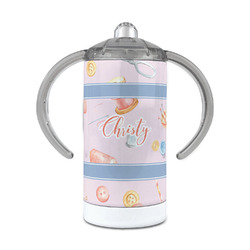 Sewing Time 12 oz Stainless Steel Sippy Cup (Personalized)
