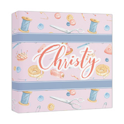 Sewing Time Canvas Print - 12x12 (Personalized)