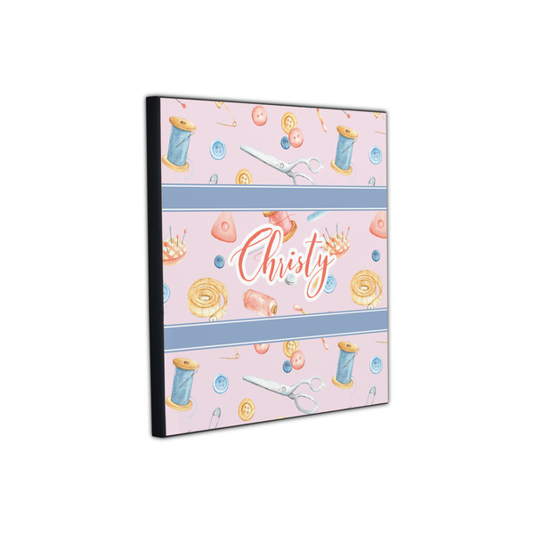 Sewing Time 12x12 Wood Print - Angle View