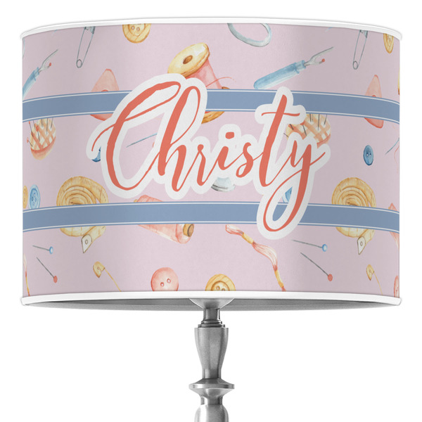 Custom Sewing Time Drum Lamp Shade (Personalized)