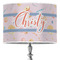 Sewing Time 16" Drum Lampshade - ON STAND (Poly Film)