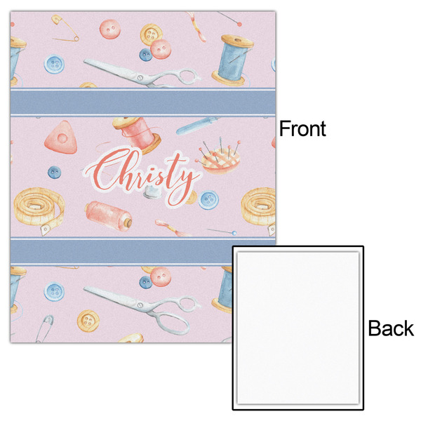 Sewing Time 16x20 - Matte Poster - Front & Back