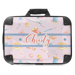 Sewing Time Hard Shell Briefcase - 18" (Personalized)