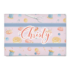 Sewing Time 2' x 3' Indoor Area Rug (Personalized)