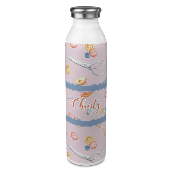 Custom Sewing Time 20oz Stainless Steel Water Bottle - Full Print (Personalized)