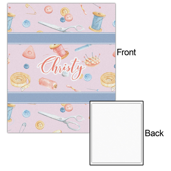 Sewing Time 20x24 - Matte Poster - Front & Back