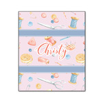 Sewing Time Wood Print - 20x24 (Personalized)