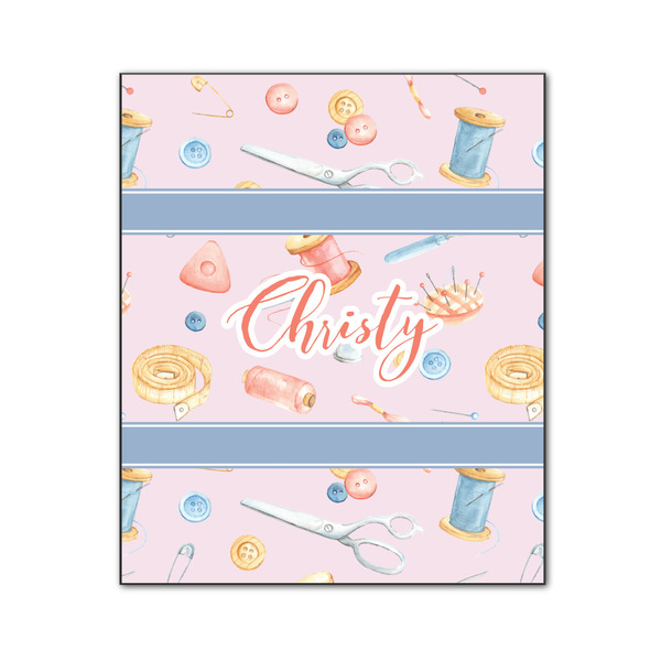 Sewing Time 20x24 Wood Print - Front View