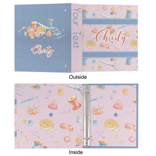 Sewing Time 3 Ring Binders - Full Wrap - 1" - APPROVAL