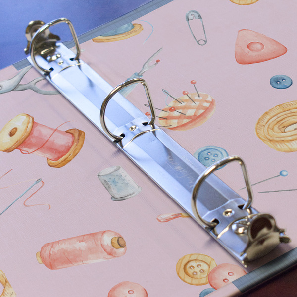 Sewing Time 3 Ring Binders - Full Wrap - 1" - DETAIL