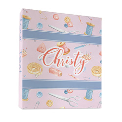 Sewing Time 3 Ring Binder - Full Wrap - 1" (Personalized)